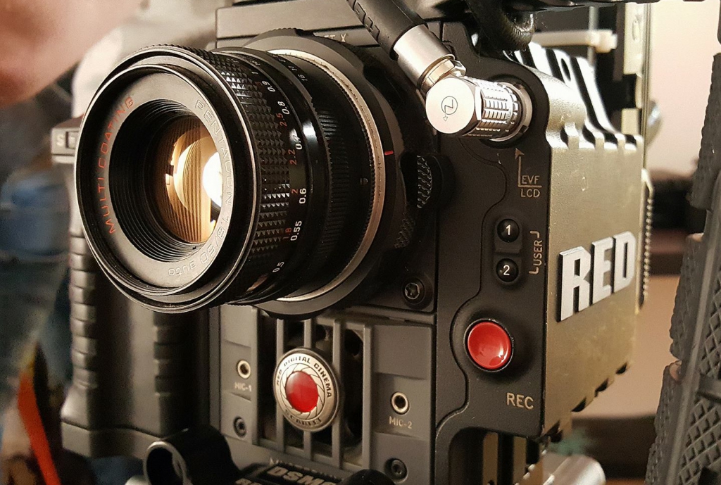 Professionelles Equipment RED Kamera